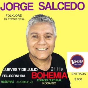 JORGE SALCEDO EN BOHEMIA @ Bohemia Bar - Rosario